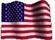 American flag waving in the wind