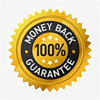 100% money back guarantee logo